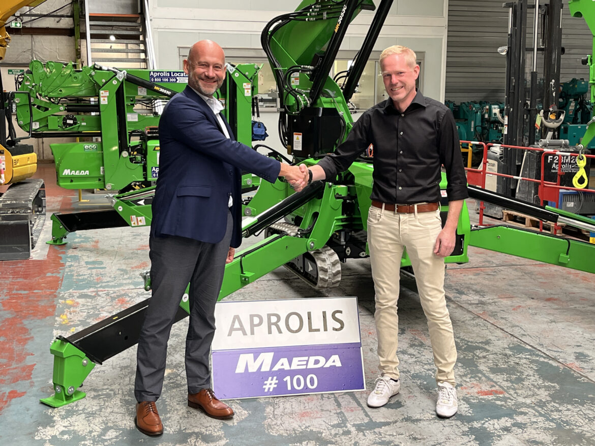 Aprolis franchit le cap des 100 mini-grues Maeda