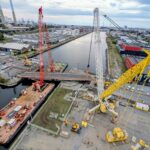 Remise en place du Pont V au port du Havre : un chantier d’envergure signé Mediaco Maxilift