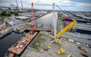 Remise en place du Pont V au port du Havre : un chantier d’envergure signé Mediaco Maxilift