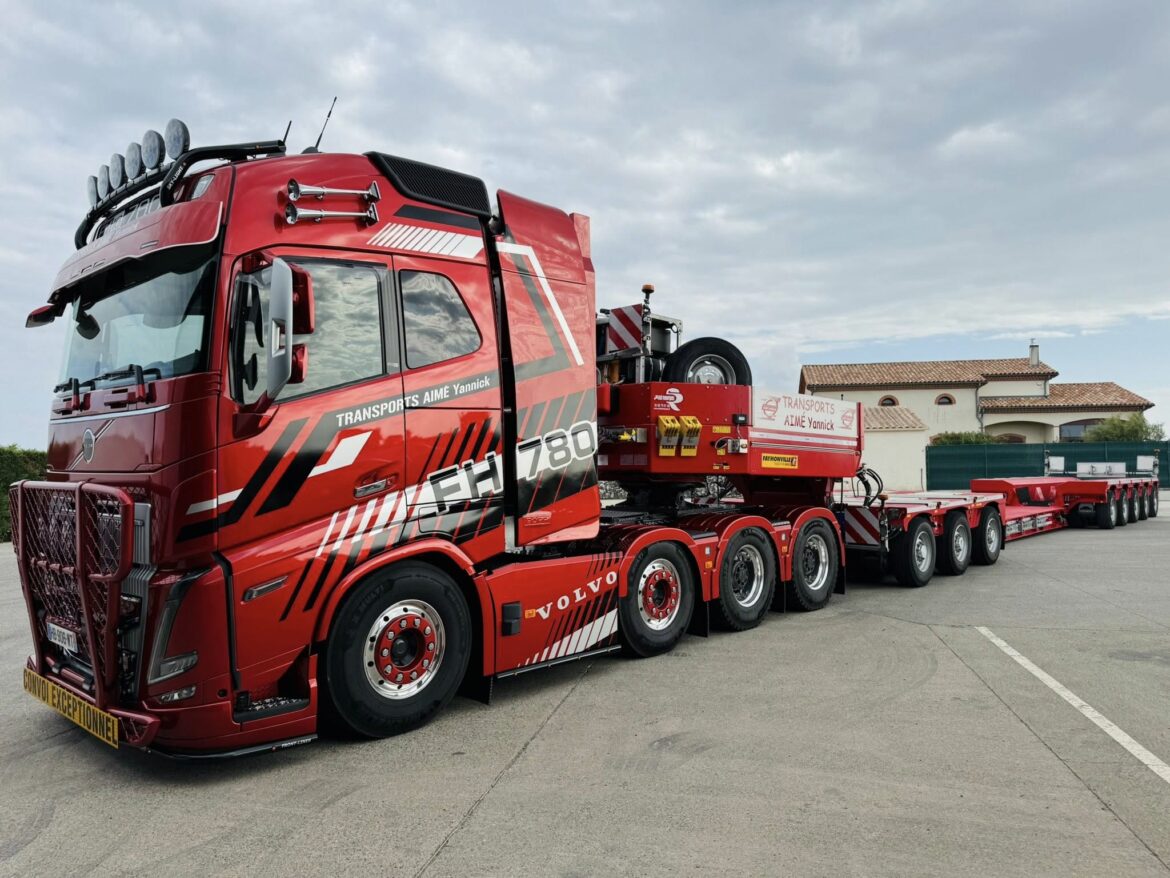 Un ensemble qui ne passe pas inaperçu : le nouveau Volvo de 780 ch des Transports Aimé Yannick