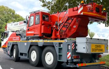 Dartus Levage reçoit une nouvelle grue SANY SAC 600E lors des JDL Expo 2025