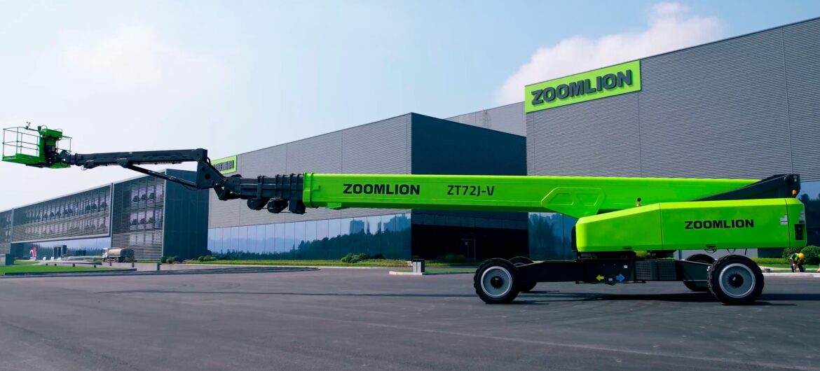 Zoomlion ZT72J : une nacelle télescopique de 72,3 mètres