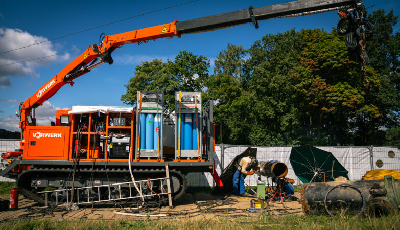 Liebherr participe à un projet pionnier pour un avenir sans carbone : le chantier Hyperlink,