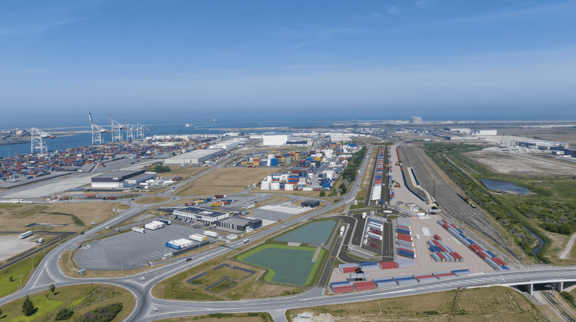 MODALIS et Dunkerque-Port lancent le futur terminal de ferroutage