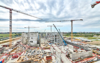 Des grues Liebherr à l’œuvre pour les Jeux olympiques d’hiver 2026 en Italie