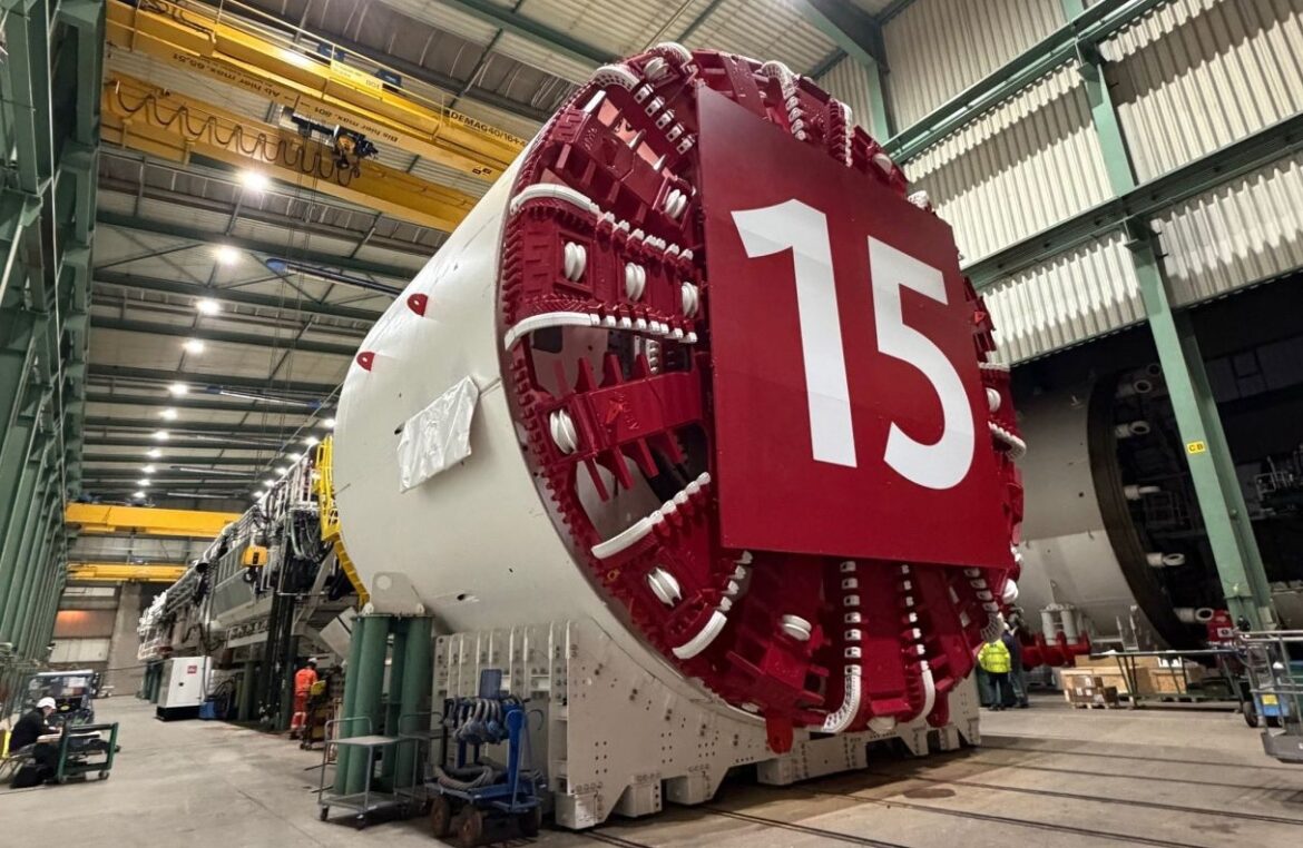 Grand Paris Express – Ligne 15 Est : réception du premier tunnelier pour le tronçon Bobigny – Champigny Centre