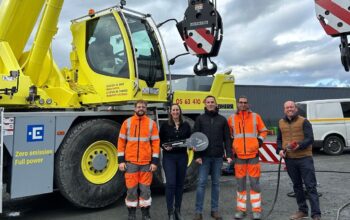 Nouvelle ère électrique chez Janot Levage : la Liebherr LTC 1050-3.1 E rejoint le parc