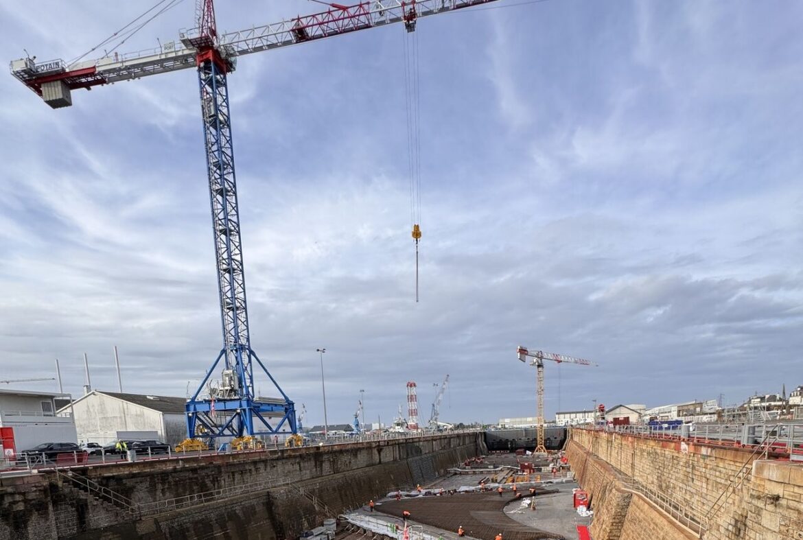 Saint-Nazaire accueille la construction des ouvrages de protection du fort Boyard