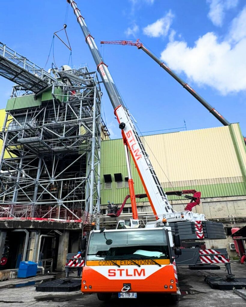 Guadeloupe – Transport, levage et manutention : STLM Vaitilingon met en service une grue Liebherr 300 t