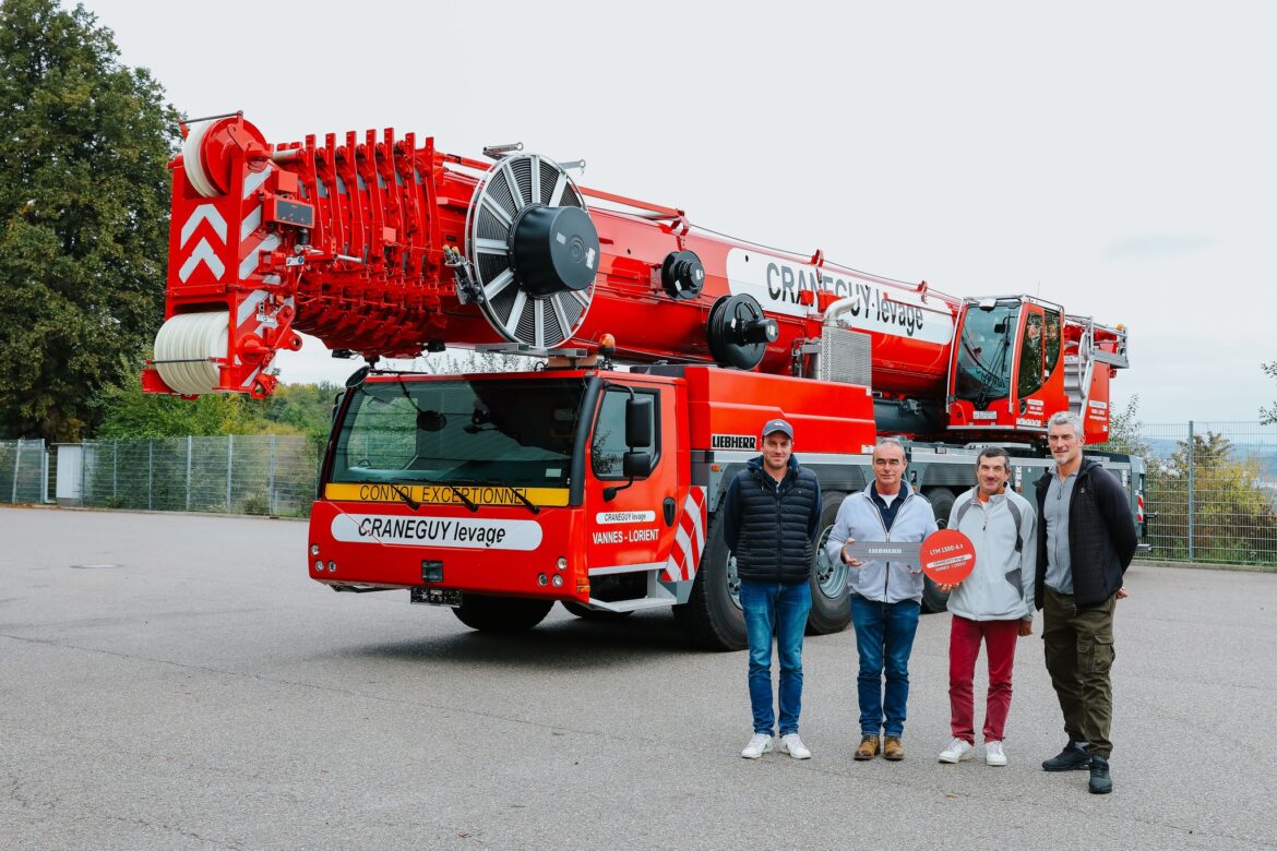 Craneguy Levage : arrivée de la Liebherr LTM 1300-6.3