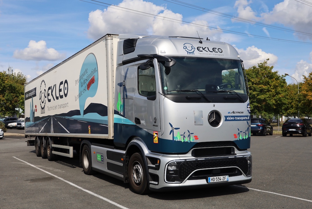 Quand un eActros 600 avale 16 000 km par mois, c’est chez Ekleo
