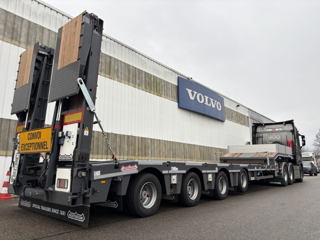 JENET DÉMOLITION 67 renforce son parc avec une nouvelle Nooteboom à écartement hydraulique