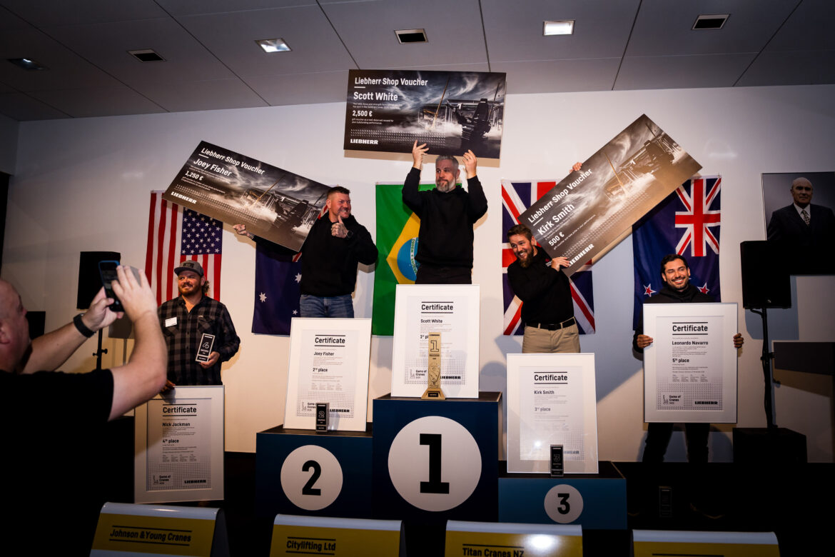 Game of Cranes : Liebherr sacre le meilleur opérateur de grue mobile au monde