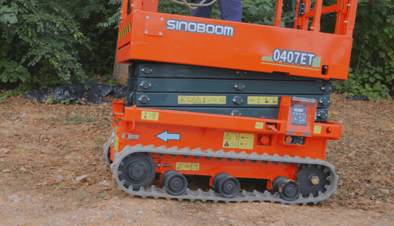 Sinoboom lance son nouveau mini-nacelle ciseaux électrique et sans huile 0407ET