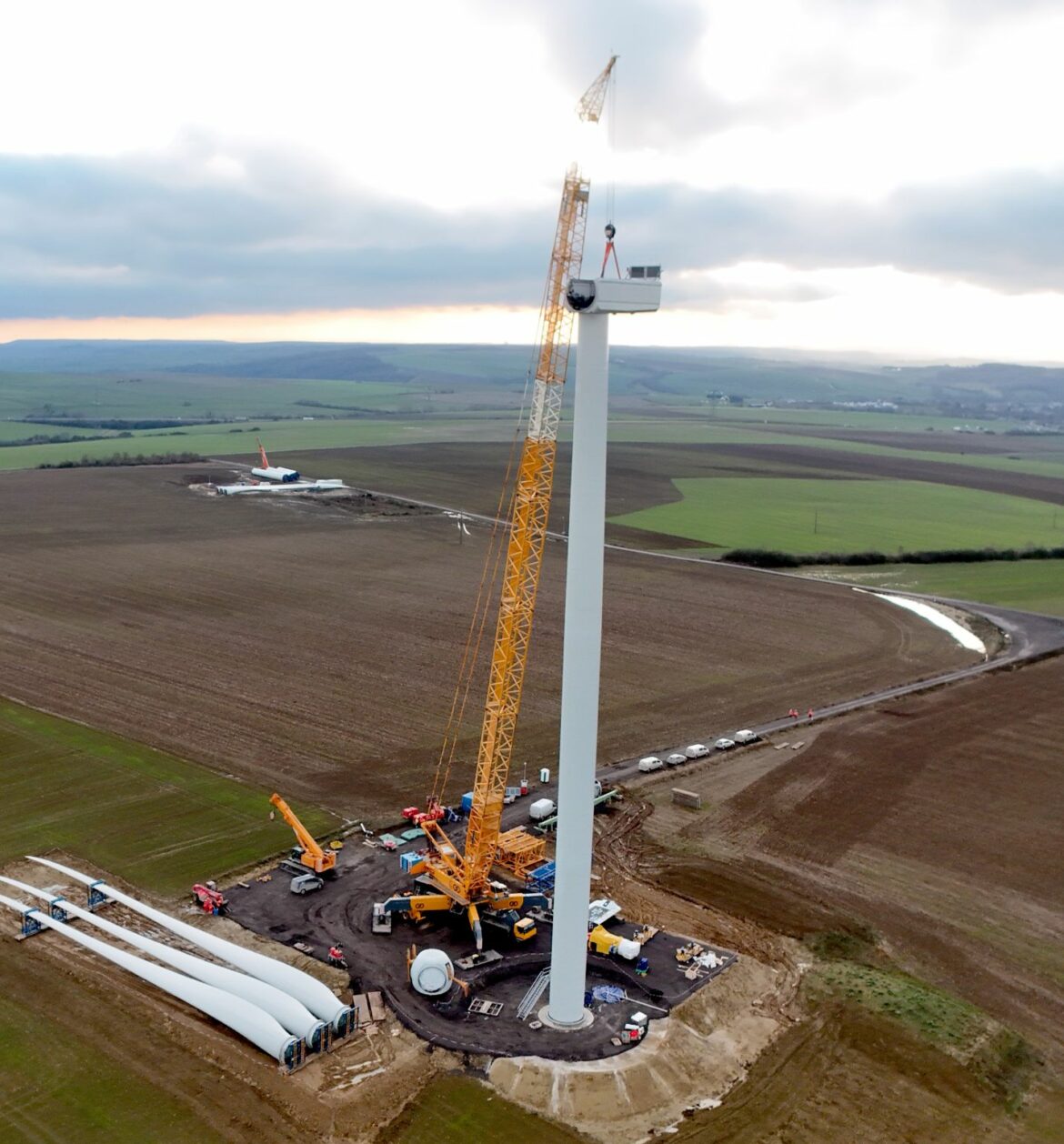 Moselle : lancement du parc éolien Momestroff II