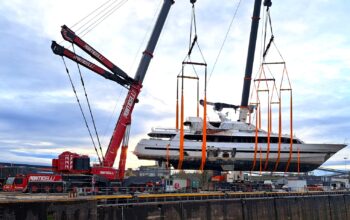 Megalift coordonne le déchargement du Sea Lady II de 200 tonnes