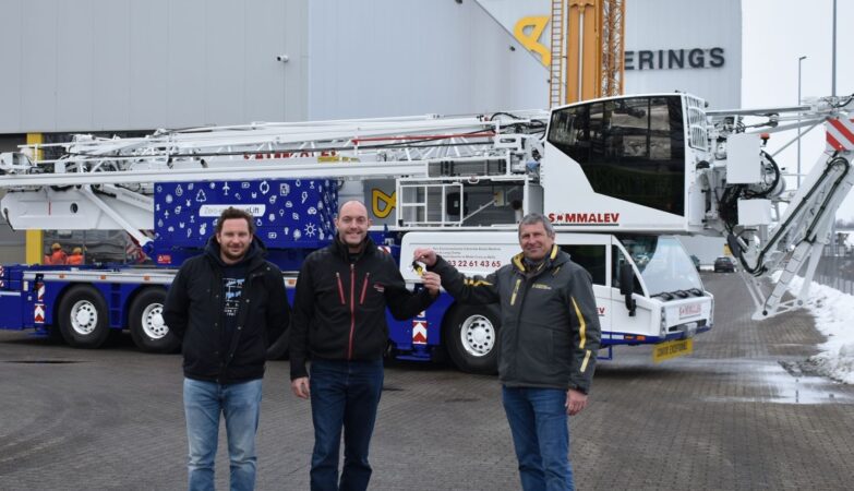 Spierings livre une deuxième grue eLift à SOMMALEV