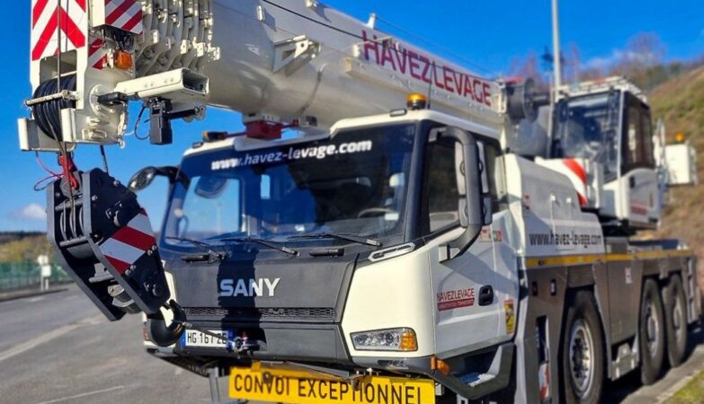 SNM Cranes vient de livrer une grue mobile SANY SAC600E – 60 tonnes à HAVEZ Levage