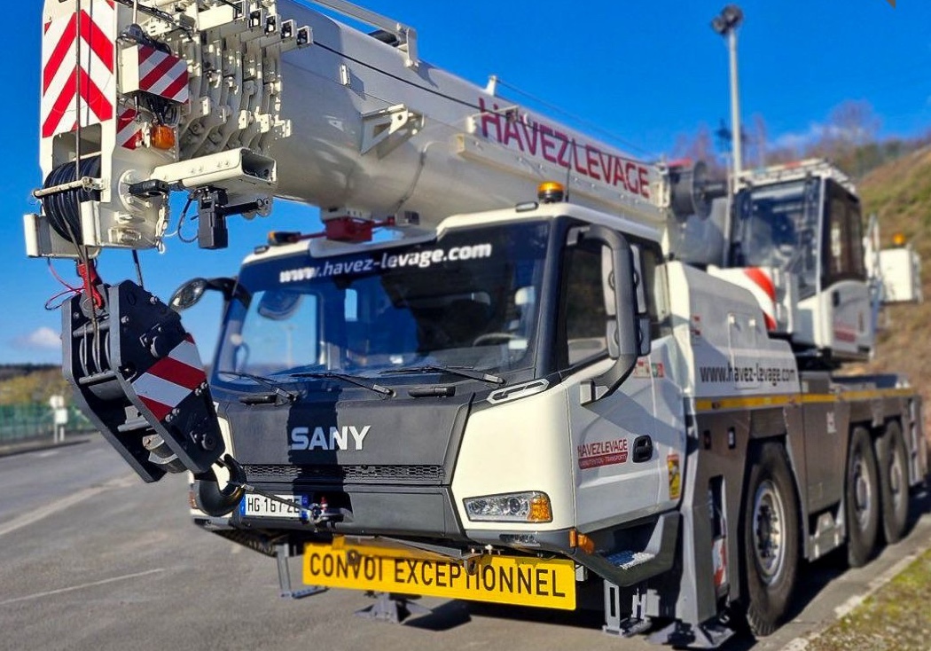 SNM Cranes livre une grue mobile Sany à HAVEZ Levage