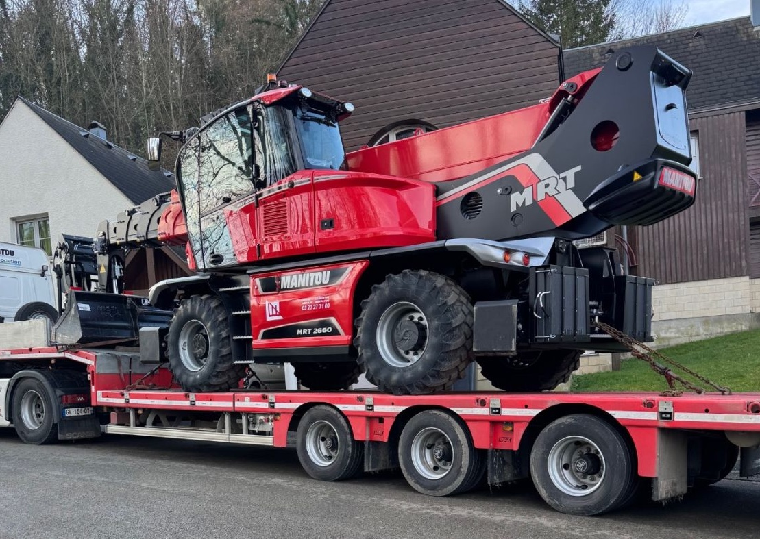 Moronvalle enrichit son parc avec un chariot télescopique rotatif Manitou