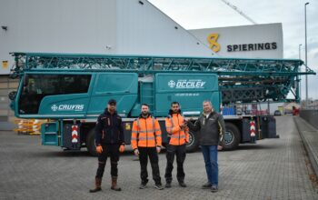 Spierings Mobile Cranes annonce la livraison de la SK487-AT3 City Boy à l’entreprise française Cauvas