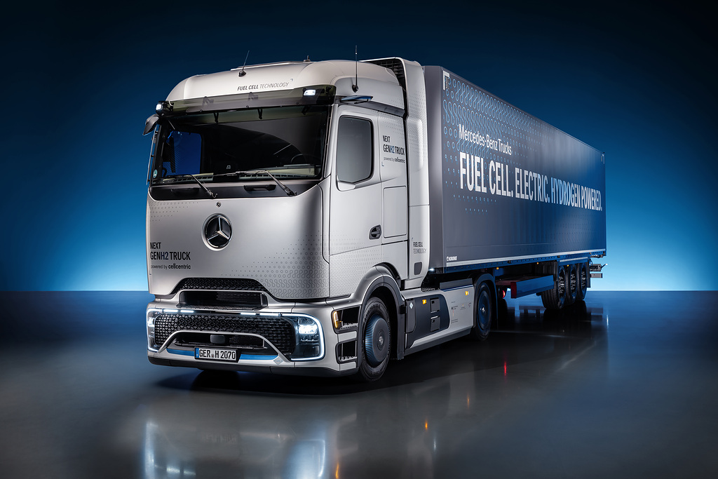 Daimler Truck dévoile le Mercedes-Benz NextGenH2 Truck, cap sur l’hydrogène dès 2026