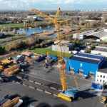 SARENS reçoit sa première grue à chenilles 100 % électrique SANY