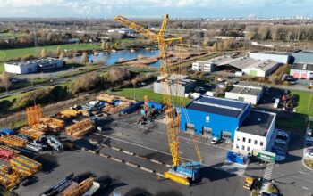 SARENS reçoit sa première grue à chenilles 100 % électrique SANY
