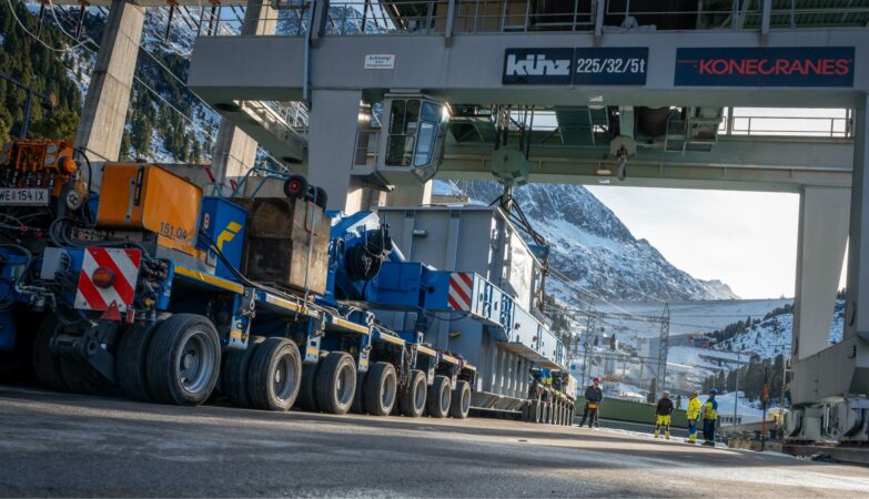 Felbermayr et Goldhofer livrent un transformateur XXL pour Kühtai 2