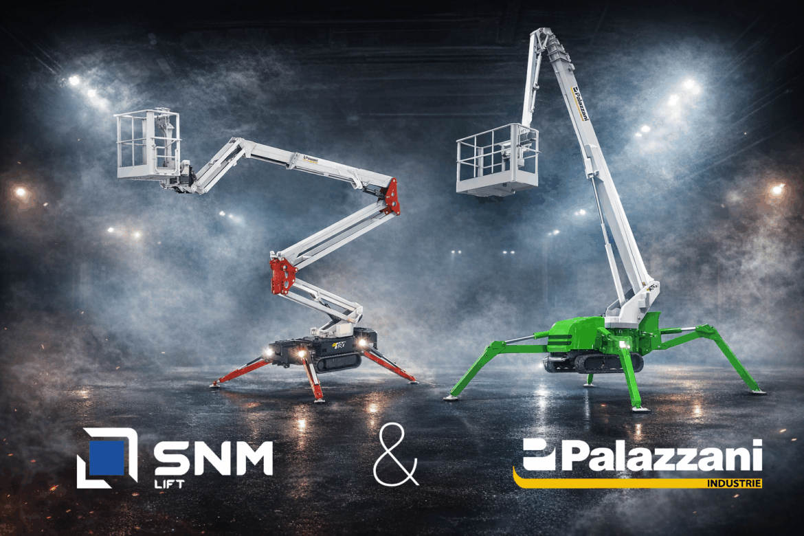 SNMLift devient distributeur exclusif des nacelles araignées Palazzani en France