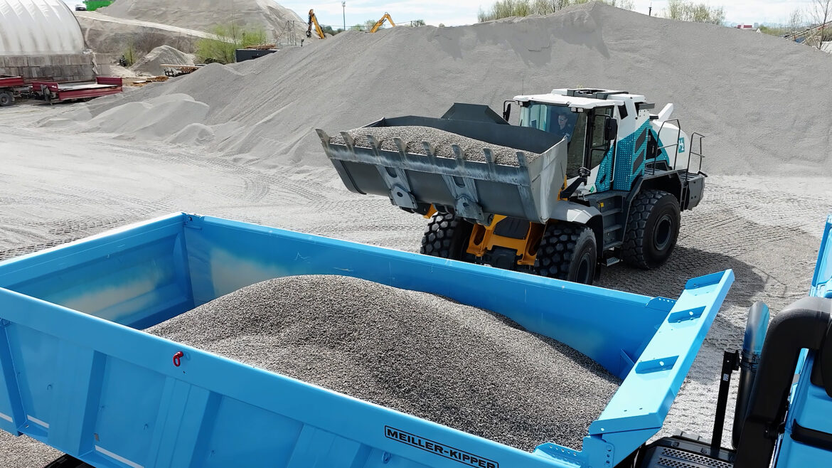 Liebherr, MAN et Daimler Truck esquissent le chantier à hydrogène de demain