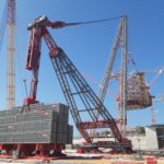 Mammoet Levages lourds au Zayed National Museum : la grue SK en action