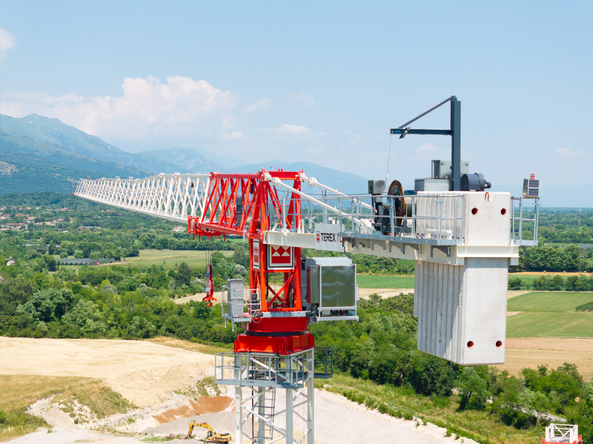 TEREX : Nouvelle grue à tour flat-top CTT 392-16