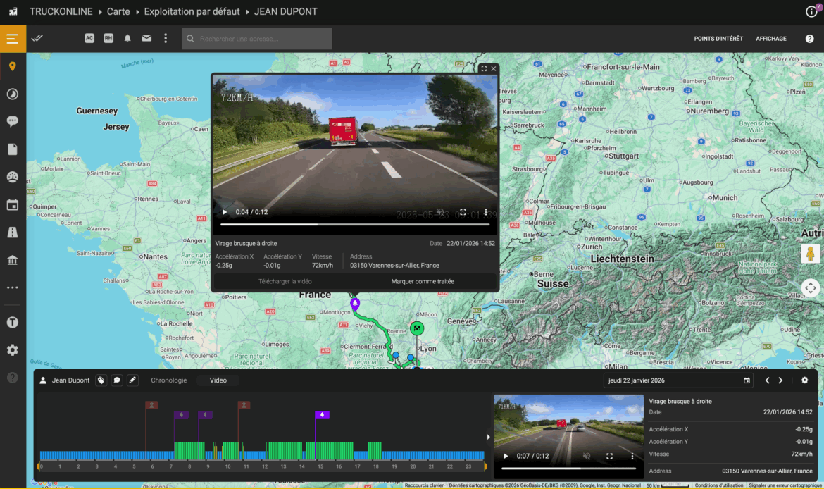 Truckonline intègre l’analyse vidéo à sa plateforme de pilotage