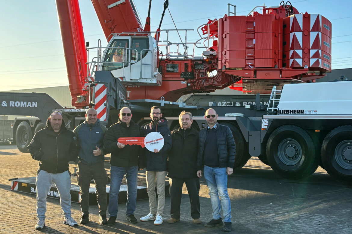 La première LTM 1750-9.1 de Pologne propulse les projets éoliens de Błażej & Roman