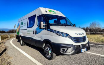 IVECO teste un eDaily compatible recharge par induction sur l’A35 BreBeMi