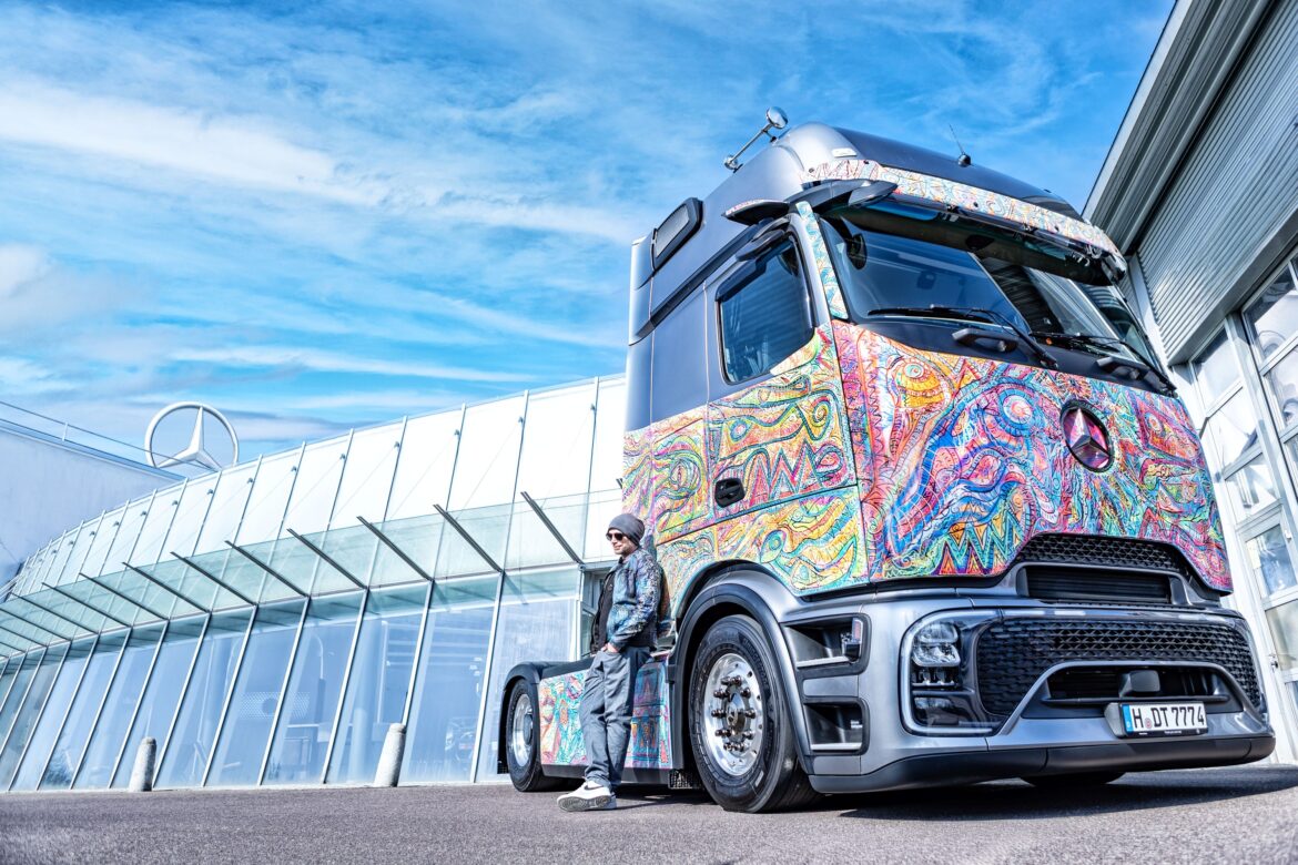 Rolling Canvas : quand un Actros devient une œuvre d’art roulante