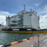 Sarens assure avec succès le pesage et le chargement du Hornsea Topside Z01 en Thaïlande