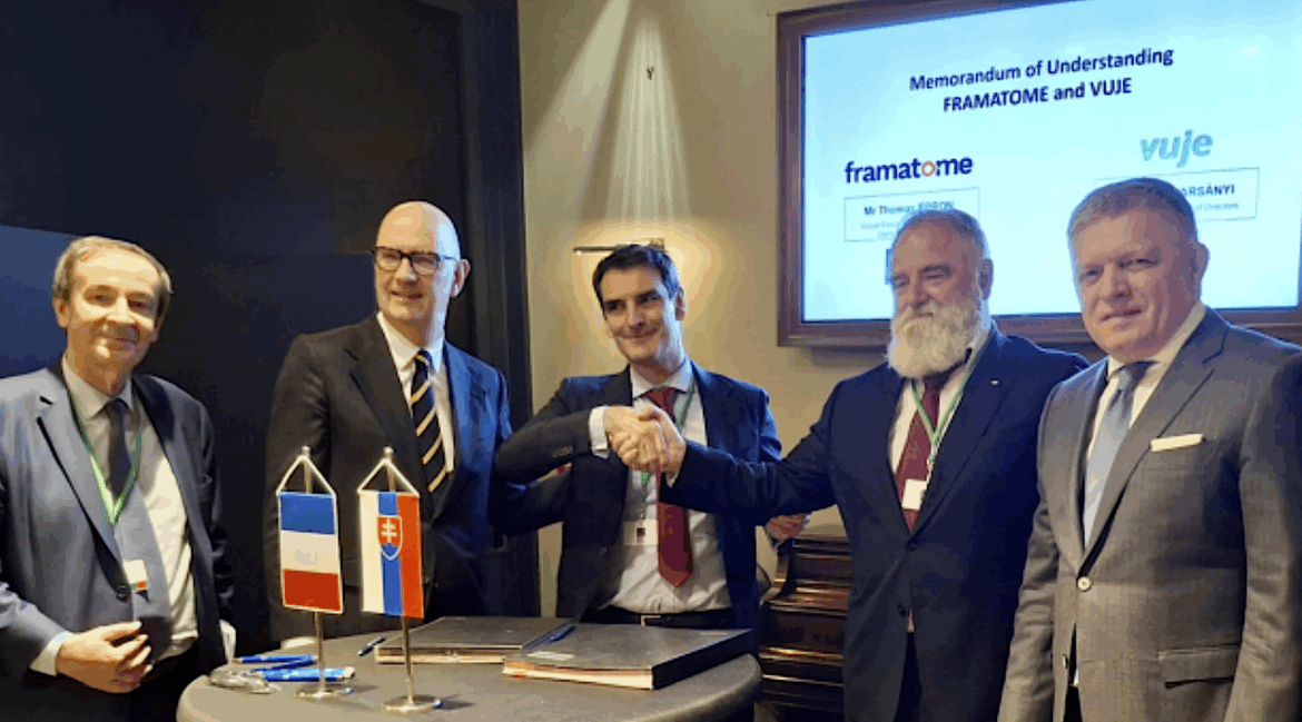 Nucléaire : Framatome et VUJE scellent un accord de coopération en ingénierie et modernisation des centrales