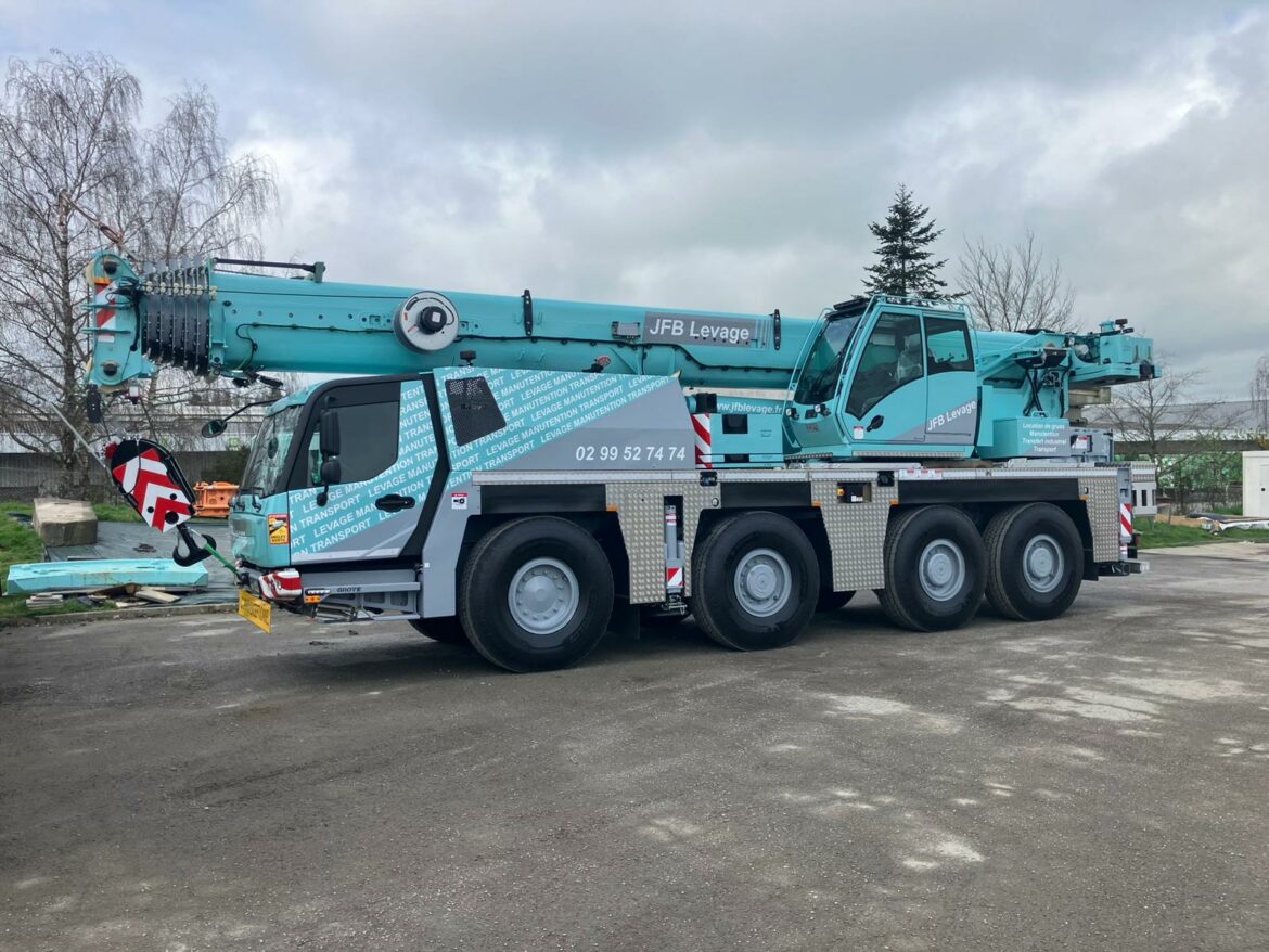 Une nouvelle Grove GMK4080L rejoint la flotte de JFB Levage