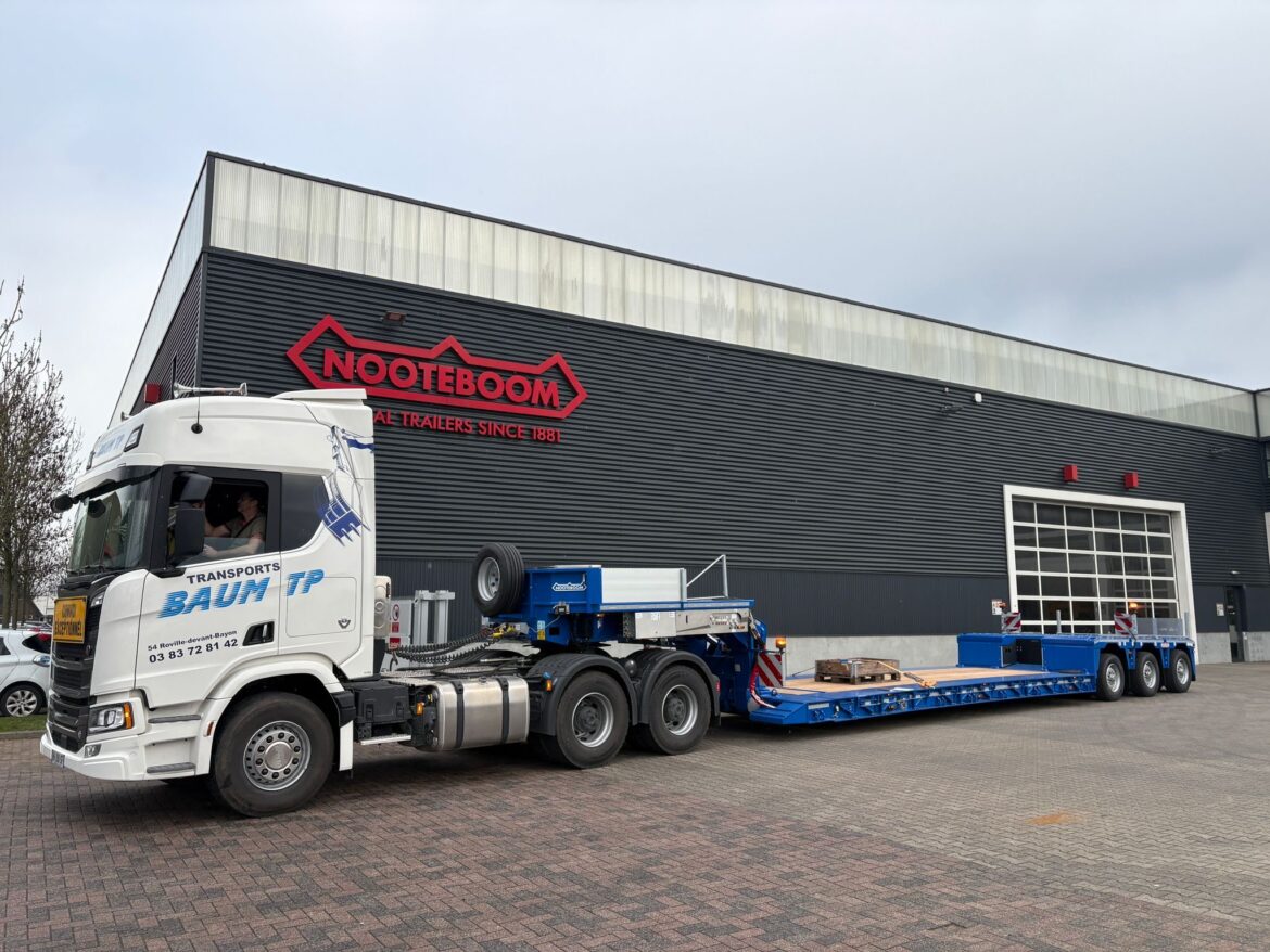 Une nouvelle Nooteboom pour BAUM TP