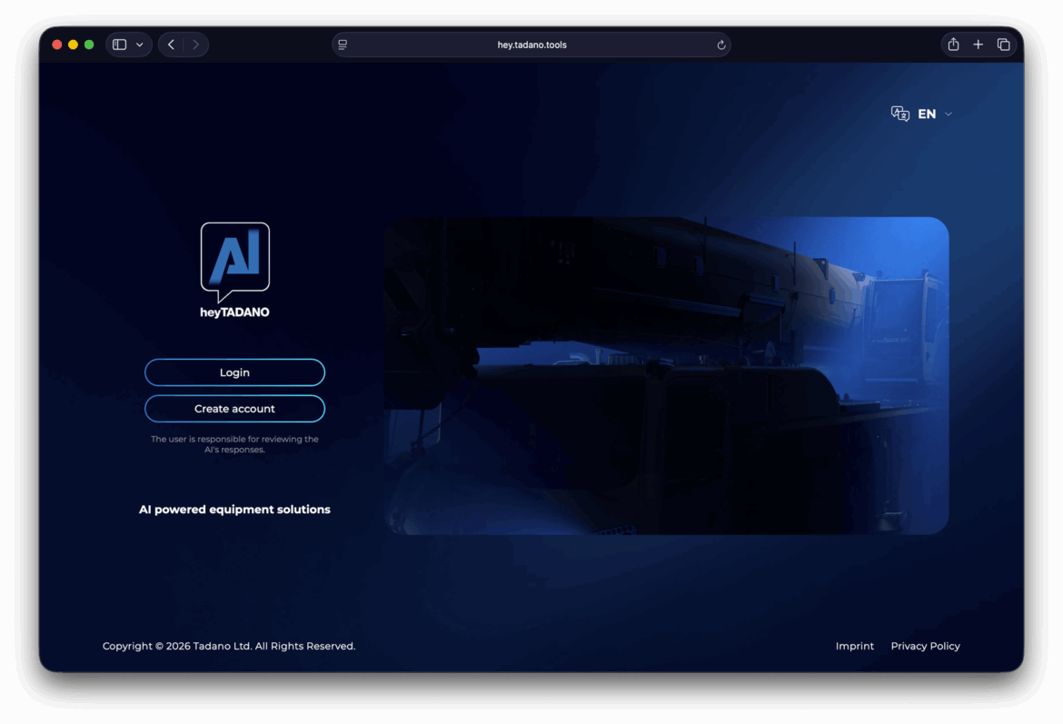 “Hey Tadano” : l’assistant IA qui parle aux grutiers…