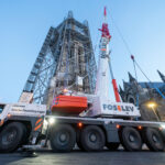 Foselev : levage millimétré sur le clocher de Saint-Michel