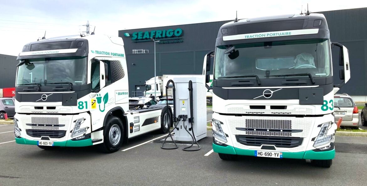 Seafrigo passe à l’électrique avec Volvo Trucks au port du Havre