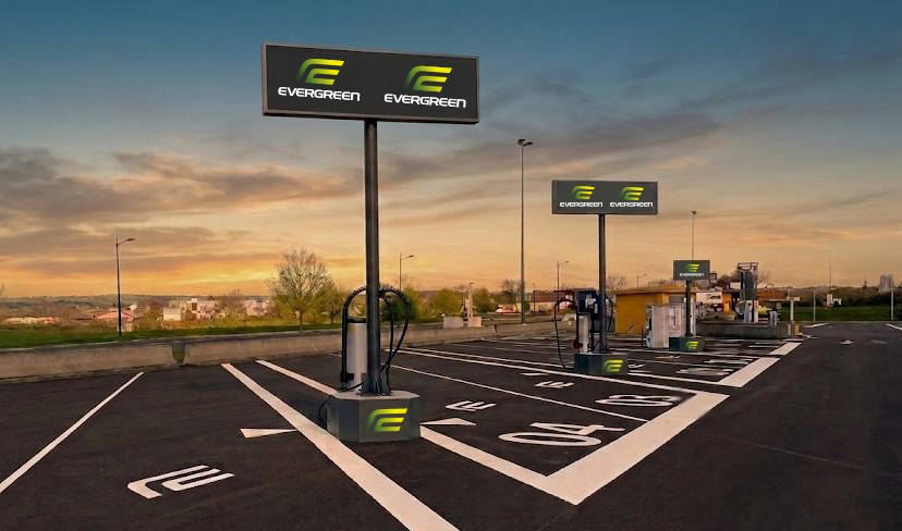 Evergreen ouvre ses deux premières stations de recharge pour poids lourds