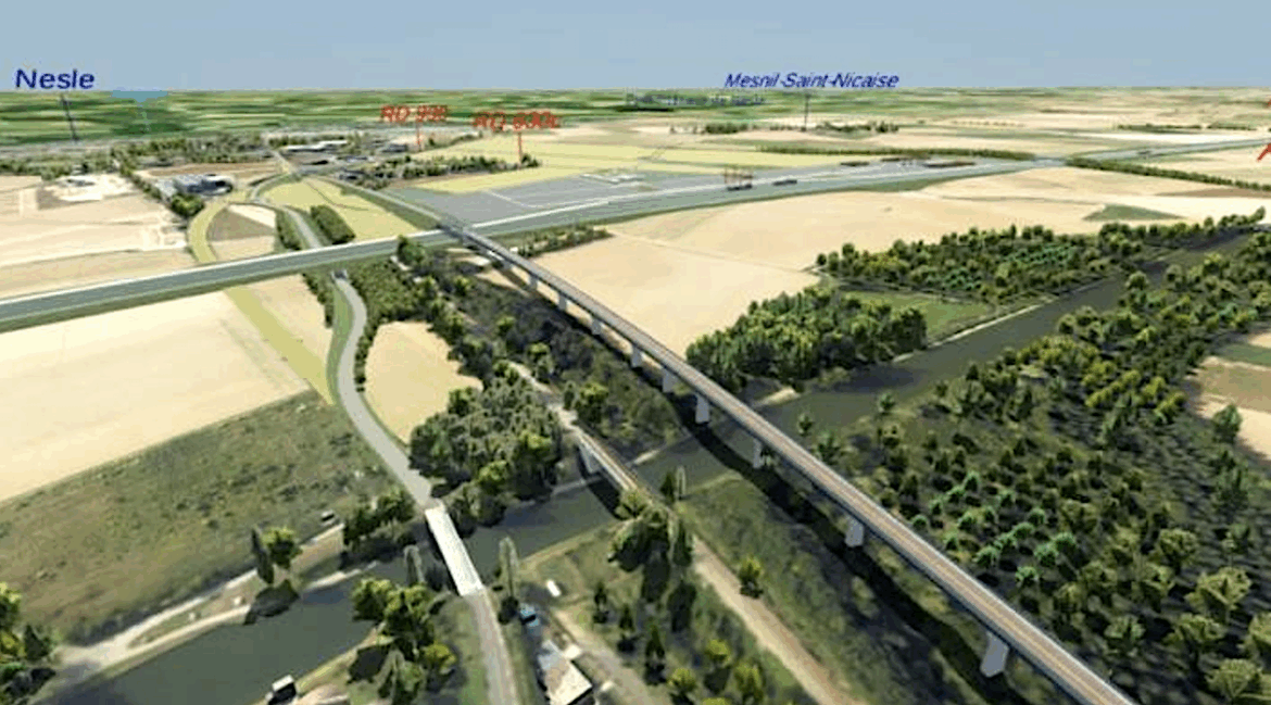 Canal Seine-Nord Europe : Eiffage décroche le chantier ferroviaire de la ligne Amiens–Laon