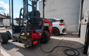 arrivée du chariot embarqué électrique PALFINGER FLS 25 E-Drive