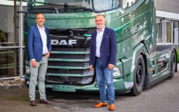 De gauche à droite: Philippe Canetti, Directeur Général de GCA Trucks, et David Gaist, Président du Groupe GCA
