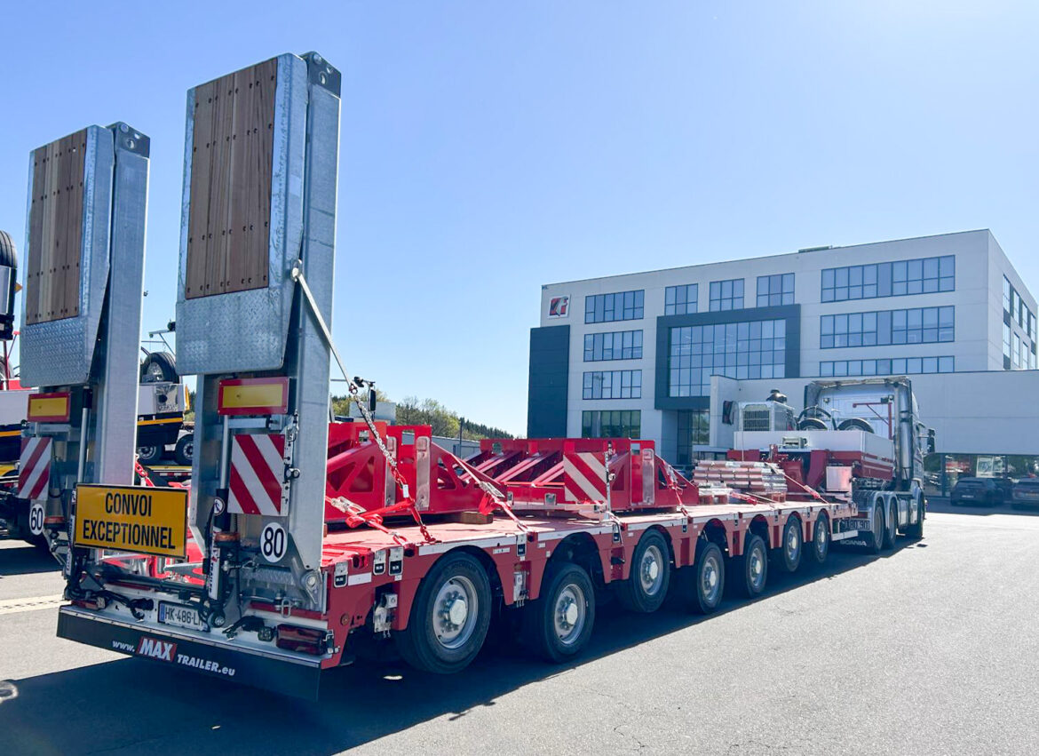 MAX810 & Straumann : du muscle neuf pour le transport exceptionnel en Alsace