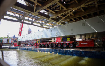 Mammoet réussit le deuxième remplacement de pont à la gare centrale d’Amsterdam